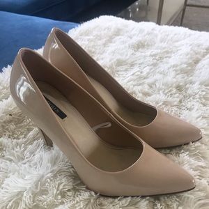 Nude patent heels 7.5 only worn once!